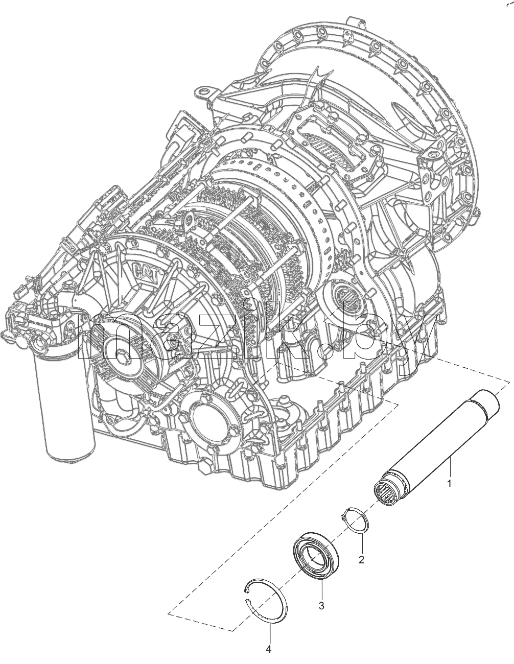  130202000093A270 Rear-Pto As.