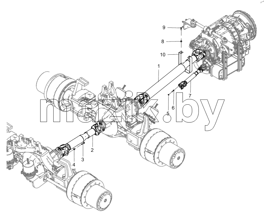  ODT004993761 Transmission Shaft Installation Assembly