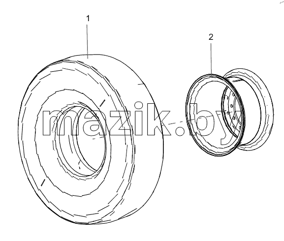  ODT004993598 Tyre Assembly