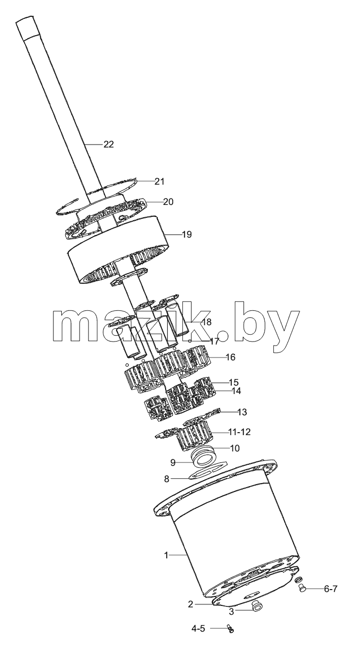  131401020099A162 Wheel Side Deceleration Device