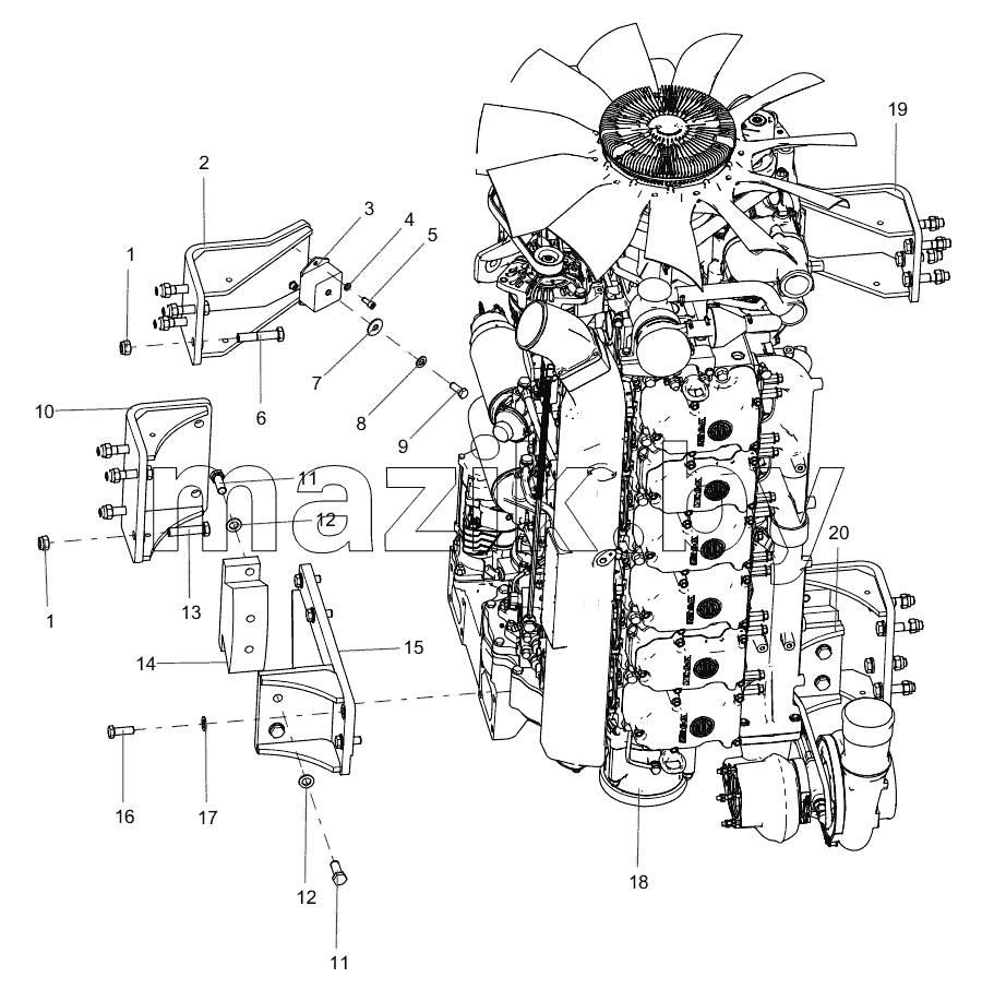  ODT004701214 Engine
