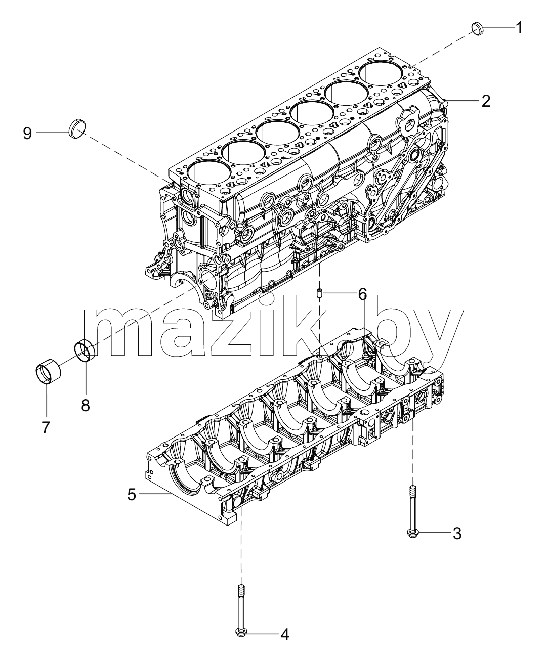  160102130004A028 Crankcase Pre-Assembly