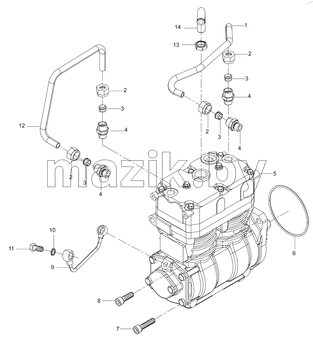  160102130004A081 Air Compressor Group