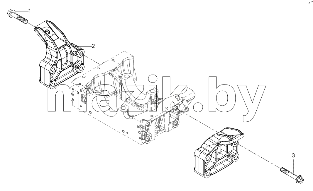  160102130004A085 Engine Bracket Group