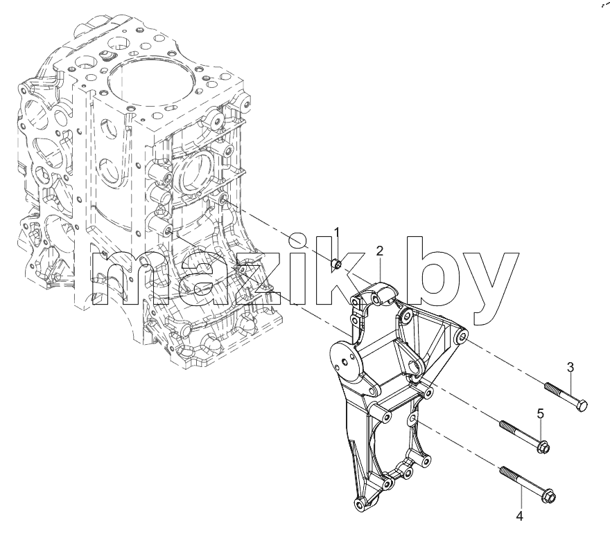  160102130004A090 Alternator Bracket Group