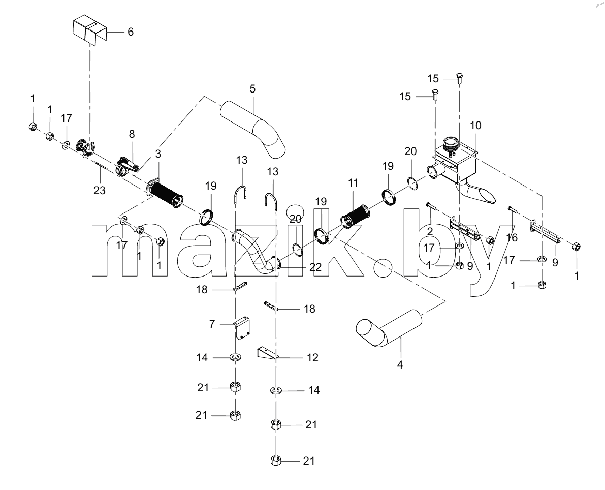  ODT006826783 Exhaust system