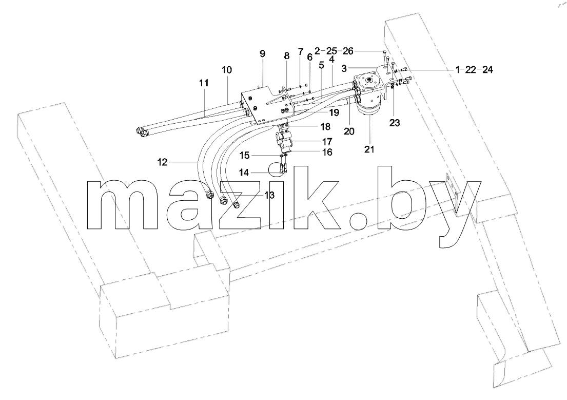 12953022 Steering pipeline