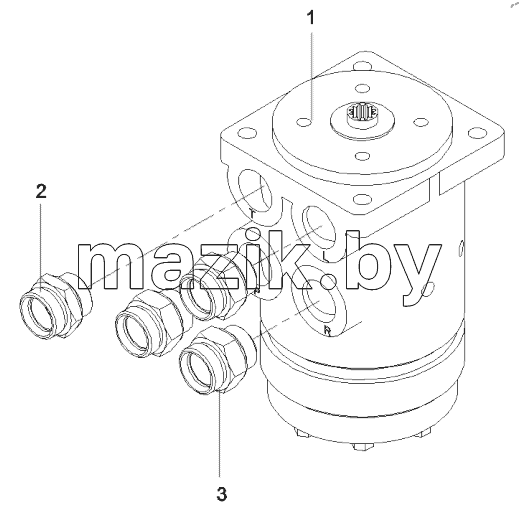  12952854 Steering gear and adaptor