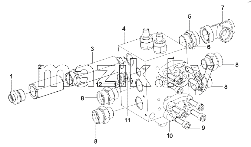  12954500 Balanced valve group group
