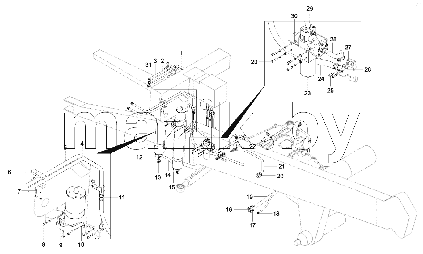  12954463 Steering pipeline and pipe joint