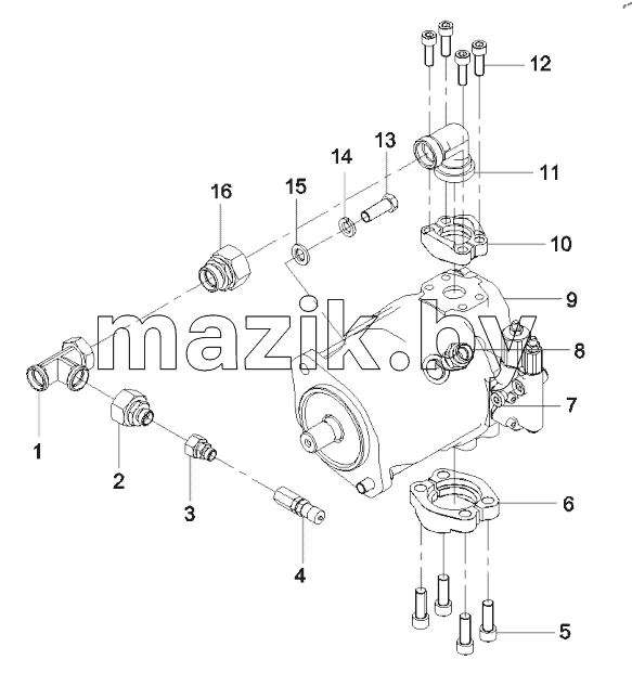  12954053 Plunger pump installation