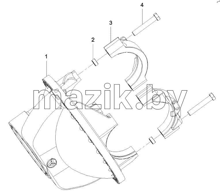  11474421 Main reducer housing assembly SRT95.050