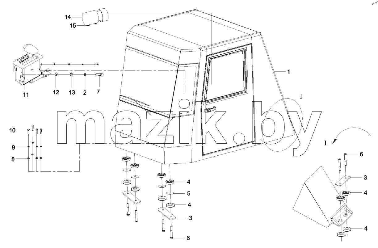  12952471 Accessories of cab