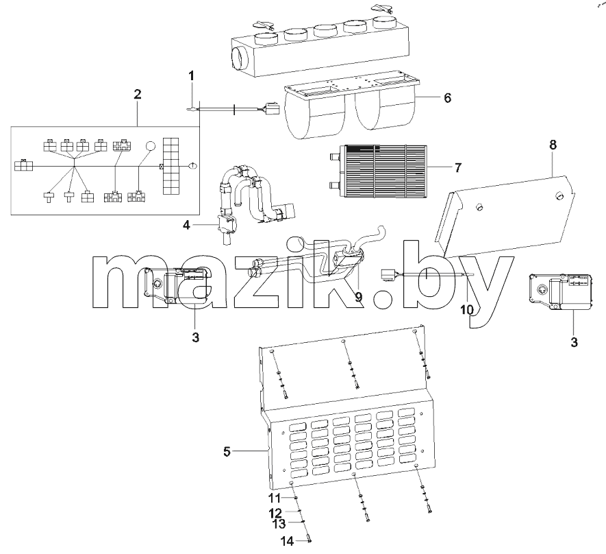  A229900010580 Evaporator Assy