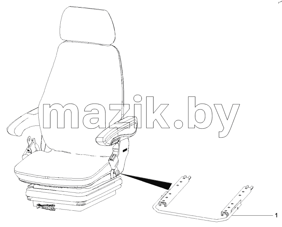  60127236 Mechanical Suspension Driver seat