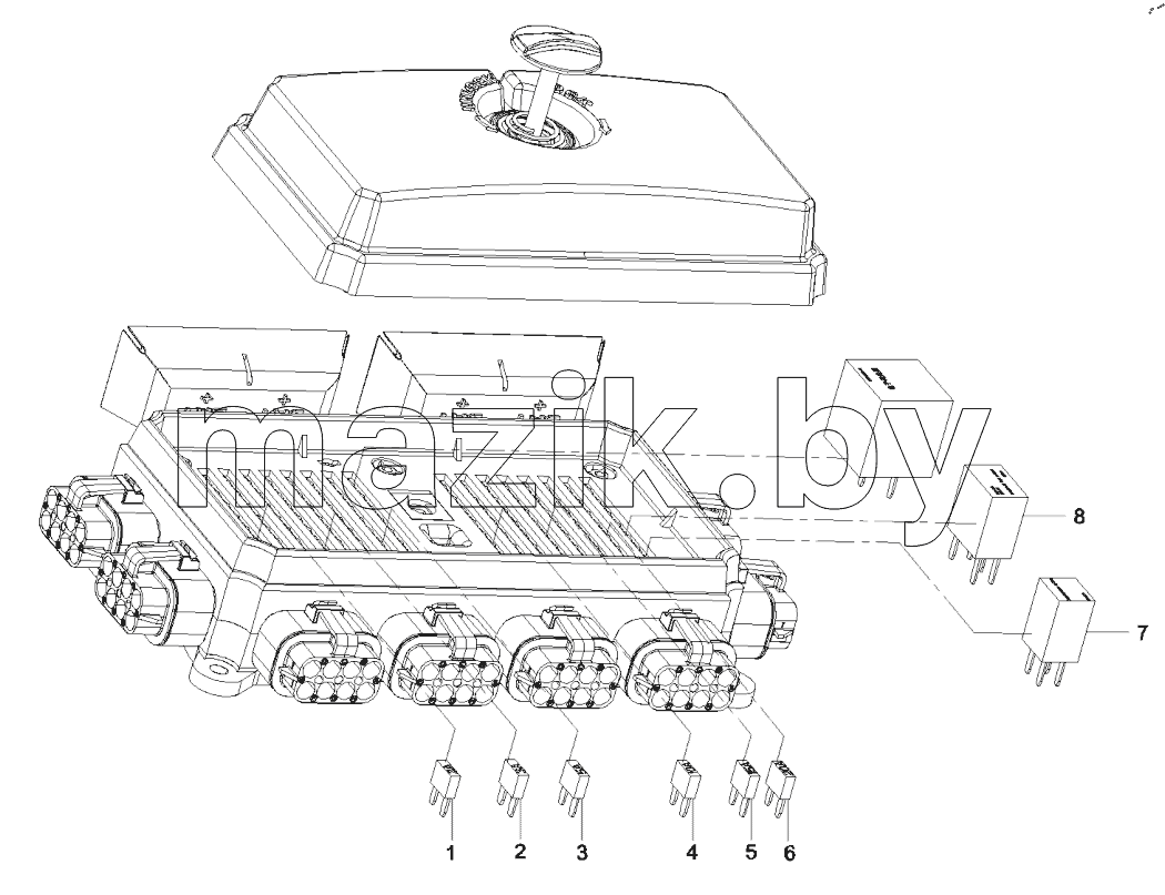  60100460 Central distribution case