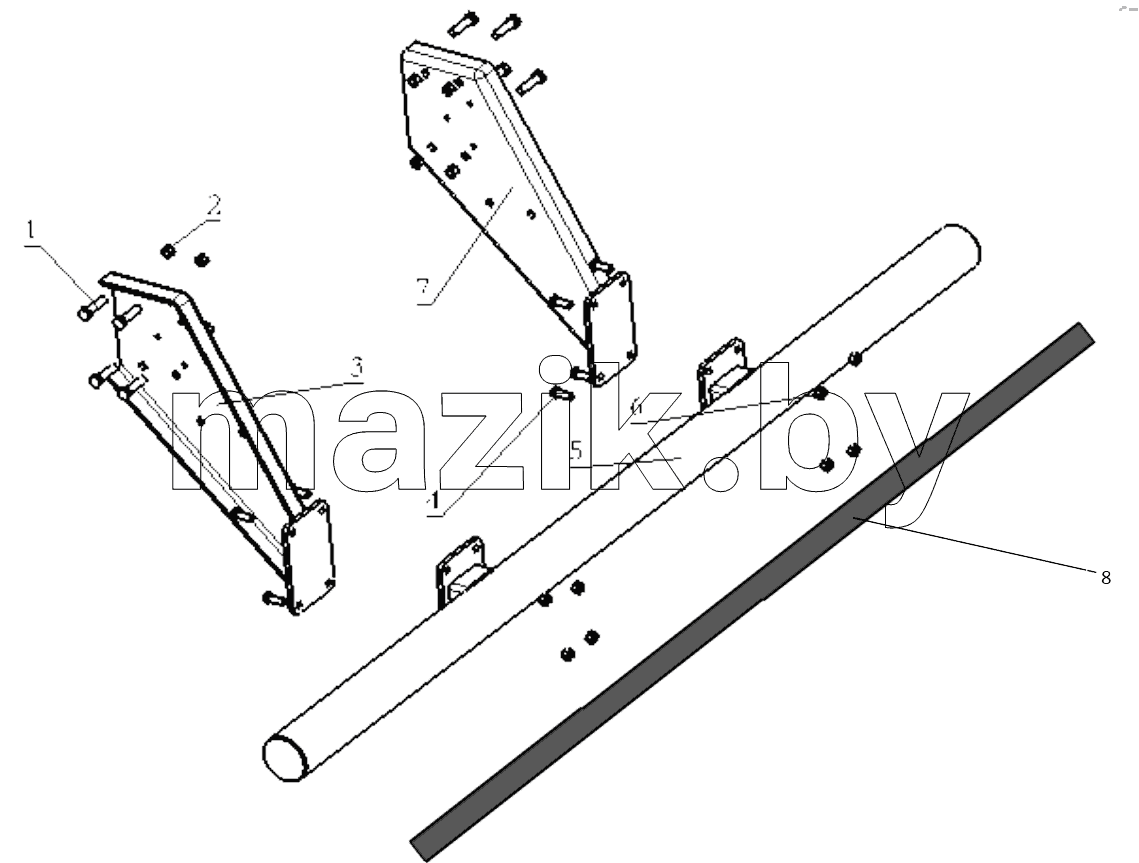  REAR ANTI-DRILLING PROTECTION FRAME