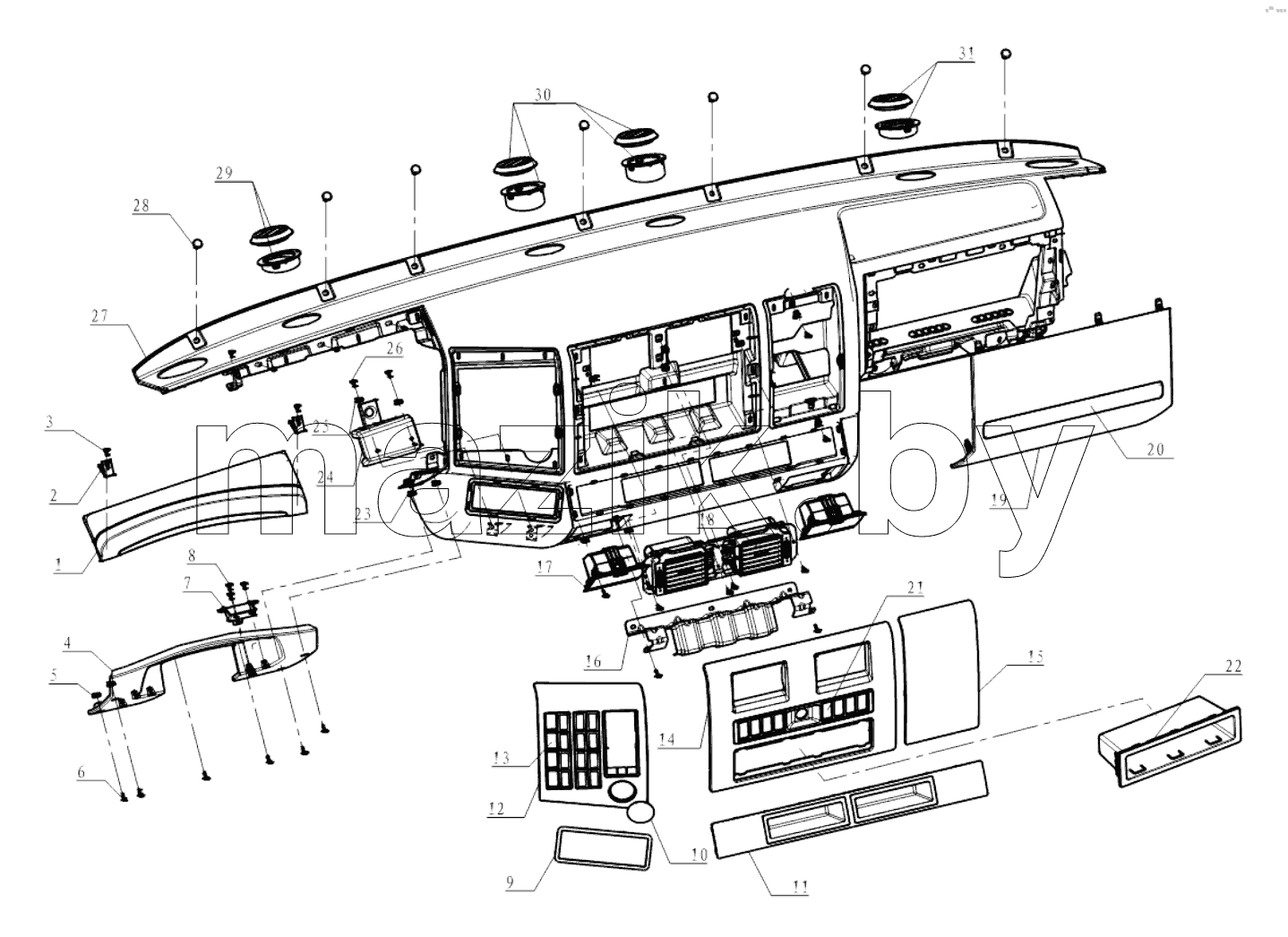  DASHBOARD (10 INTERIOR)