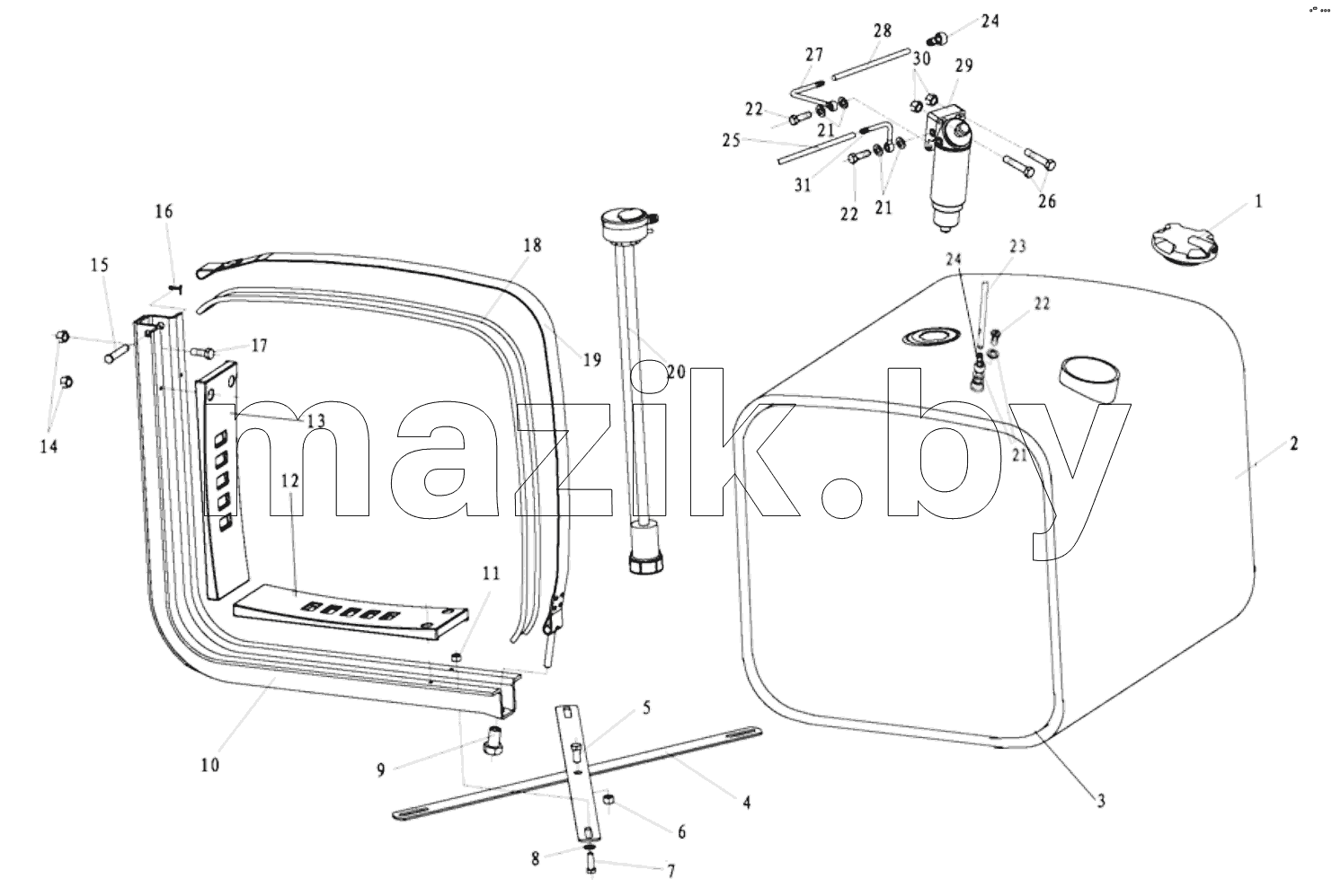  FUEL TANK ASSEMBLY 380L