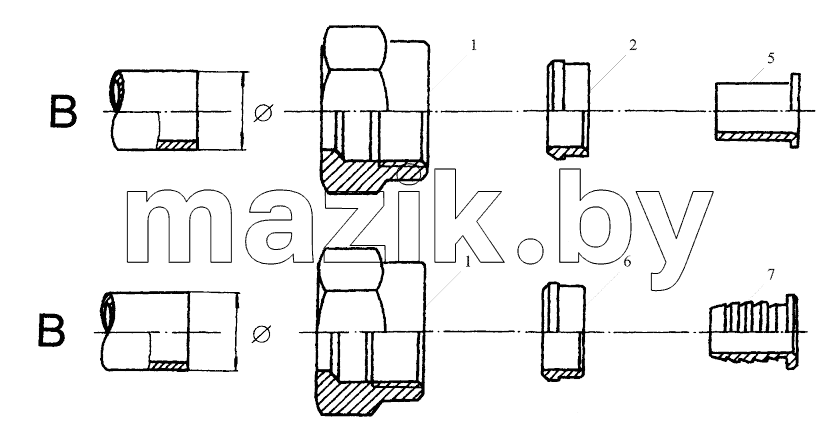  CONNECTING PARTS, LINE AND NIPPLE JOINT