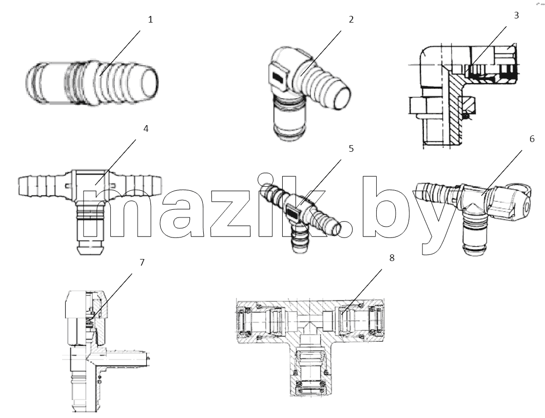 CONNECTING PARTS, LINE AND NIPPLE JOINT
