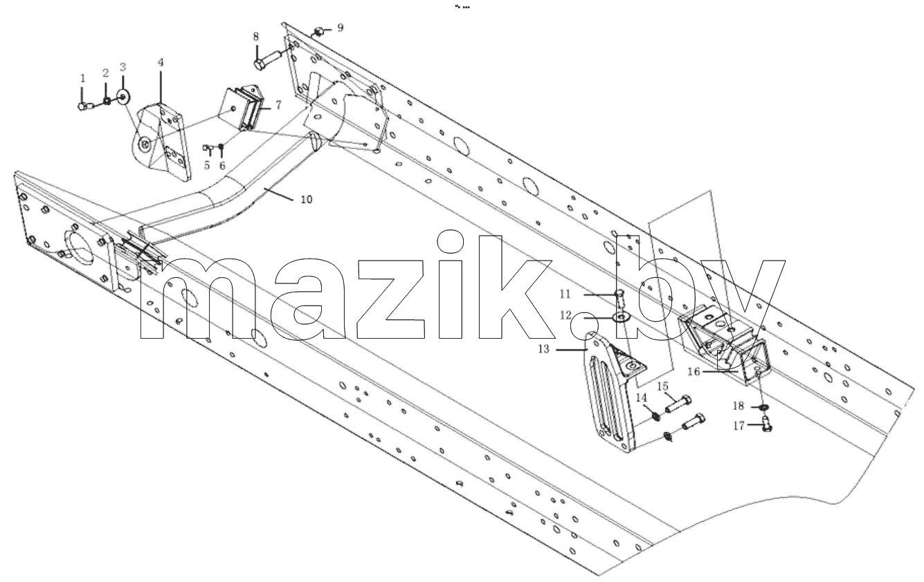  WD12 (8X4) ENGINE SUSPENSION