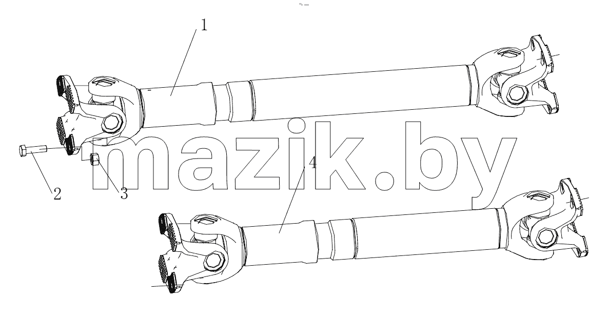  F2000 TRANSMISSION SHAFT