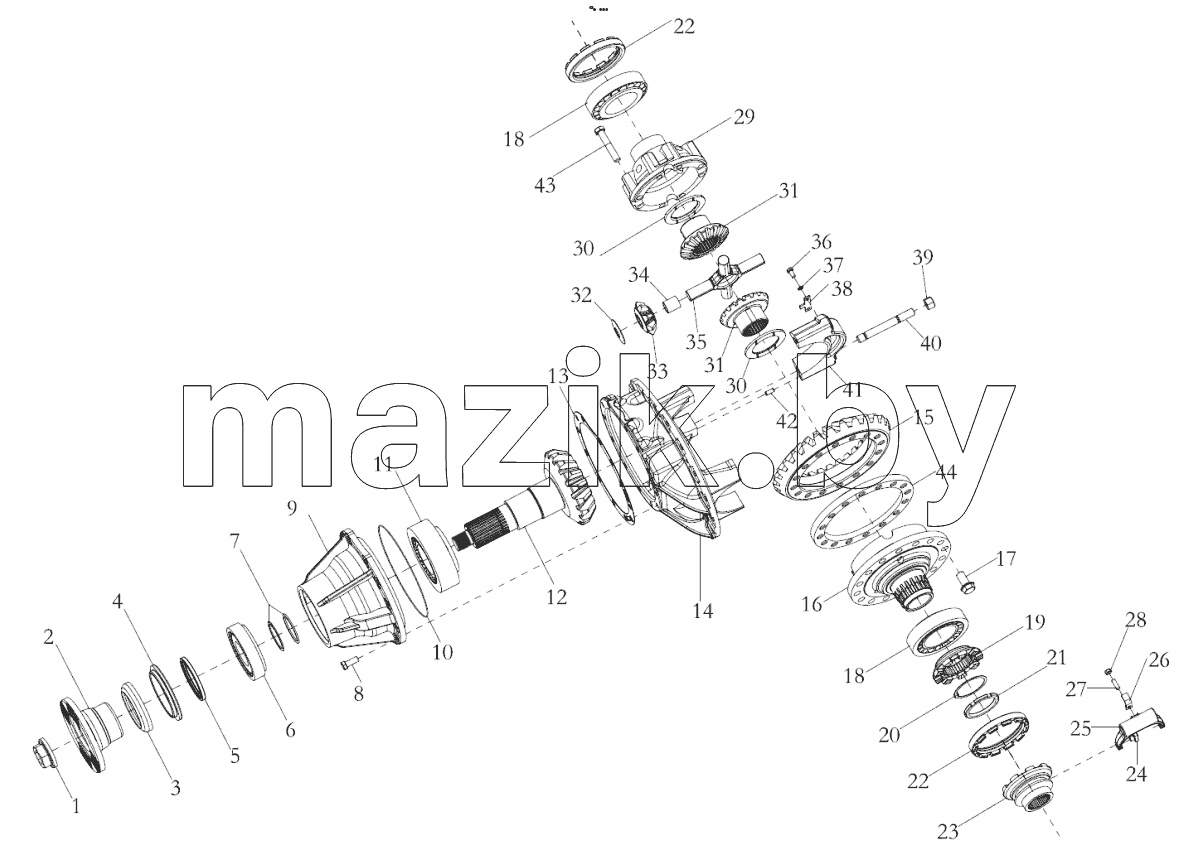  STR REAR AXLE DRIVE DEVICE