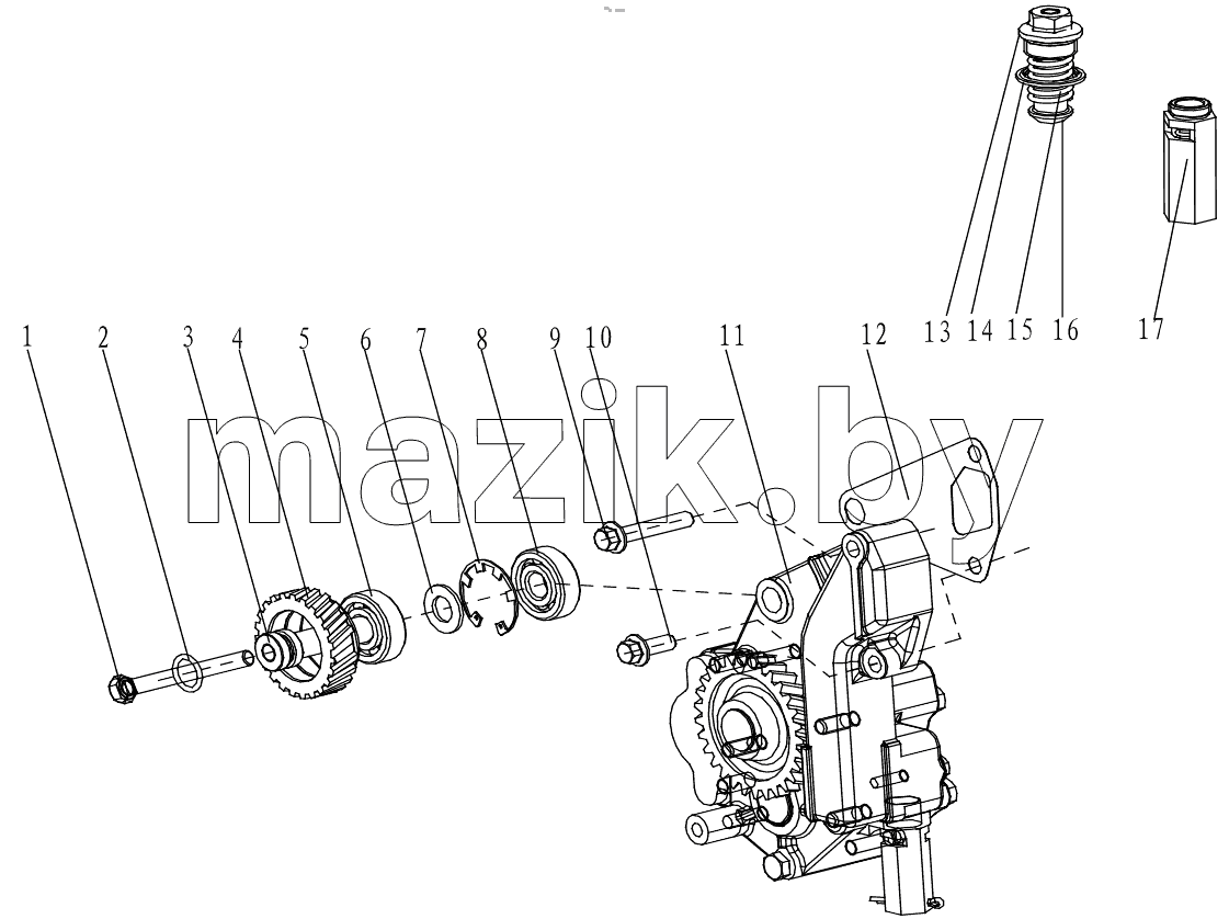  A COMBINED OIL PUMP GRP100070096