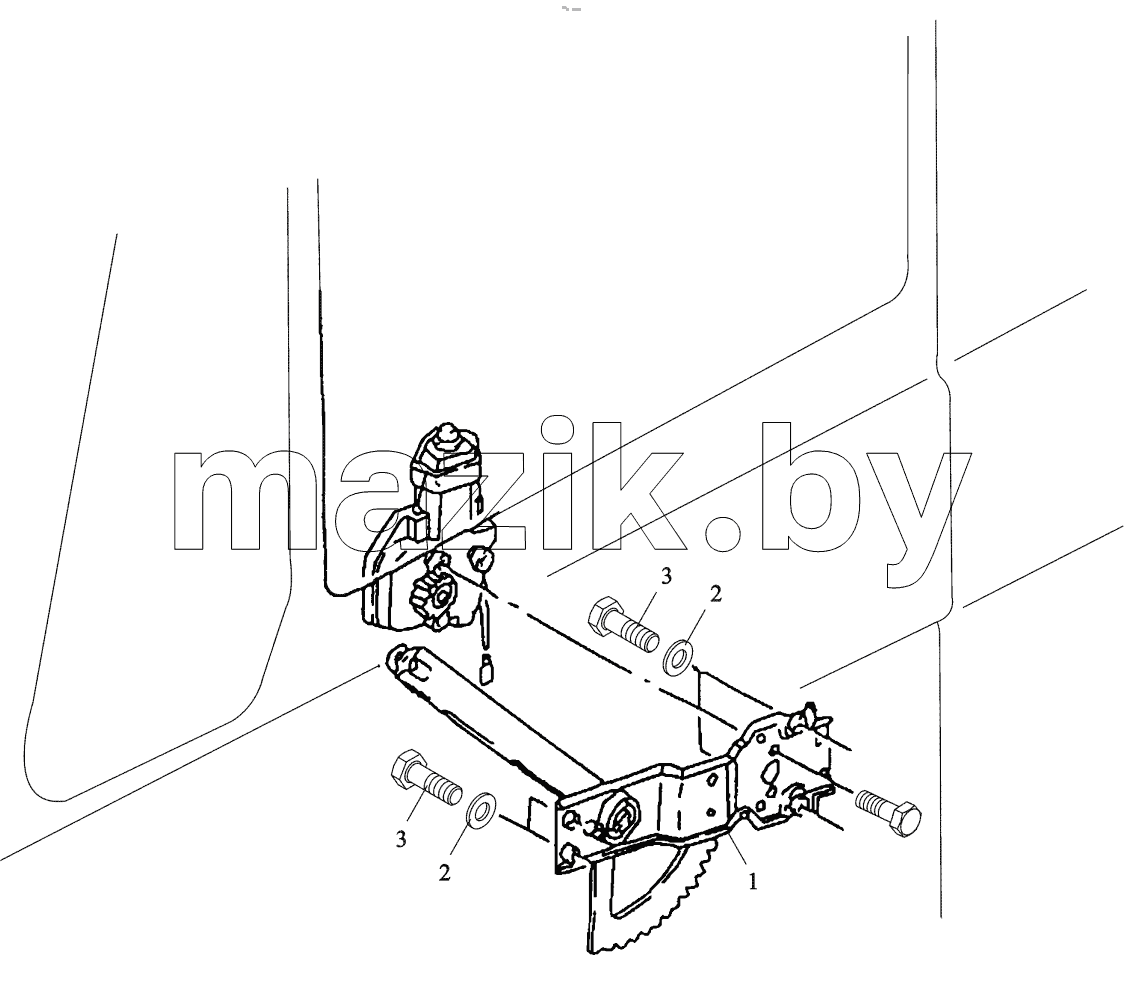  DOOR WINDOW LIFTER LEFT OPERATED
