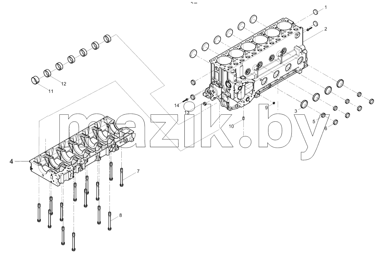  PRE-ASSEMBLED CYLINDER BLOCK