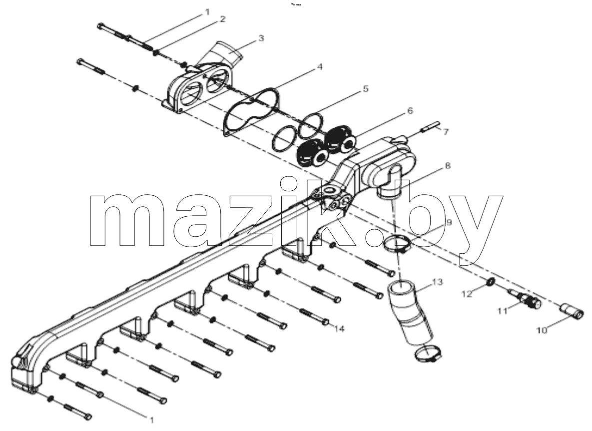  WATER OUTLET PIPE GROUP (01)