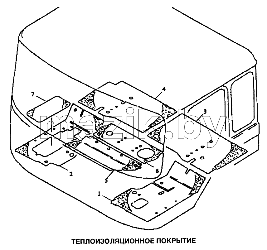 Покрытие теплоизоляционное