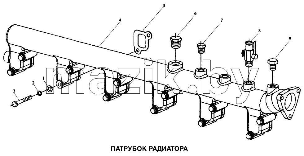 Патрубок радиатора