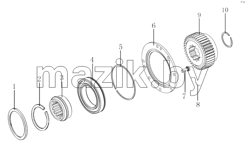  MAIN BOX OUTPUT SHAFT BEARING ASSEMBLY