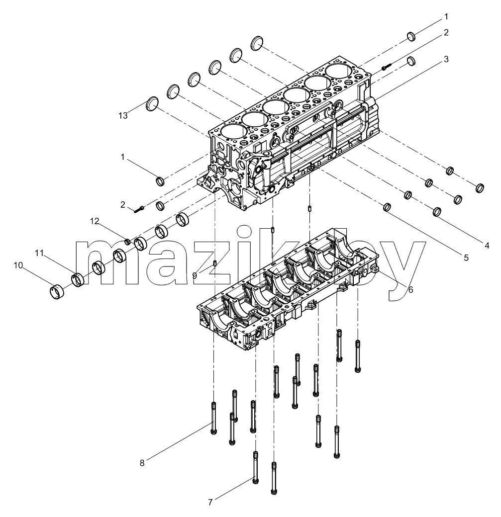  CYLINDER BLOCK PREASSEMBLY