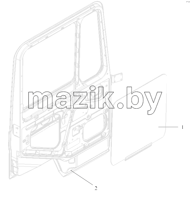 DOOR AND DOOR GLASS