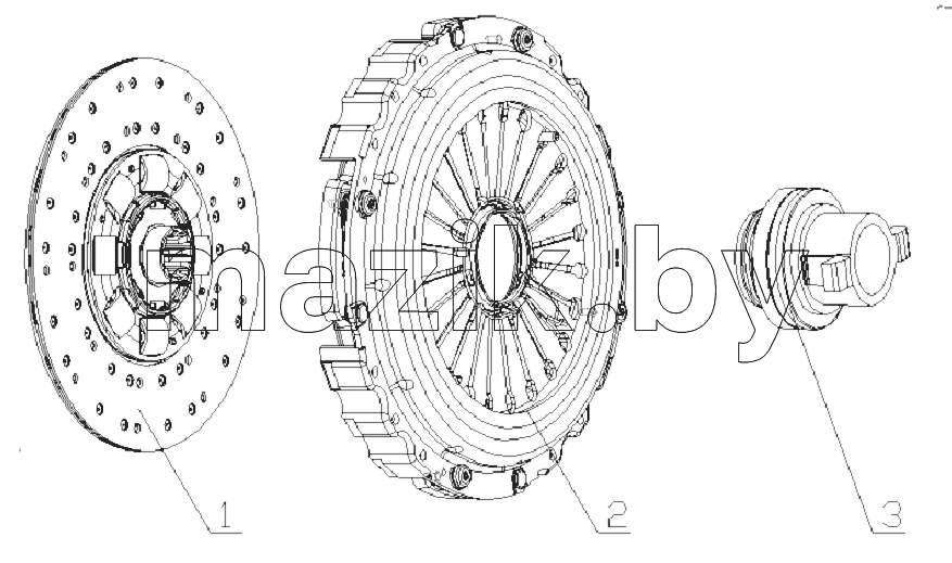 PULL DIAPHRAGM CLUTCH