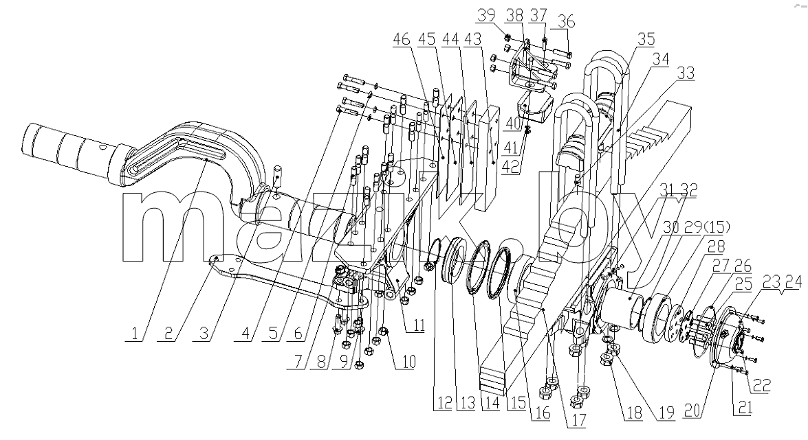 (DC95319520801) REAR SUSPENSION I