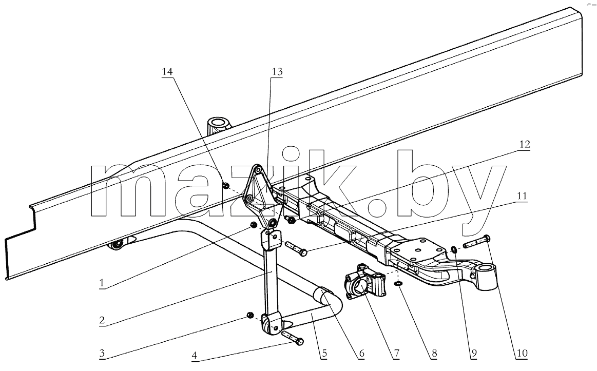 FRONT STABILIZER ASSY