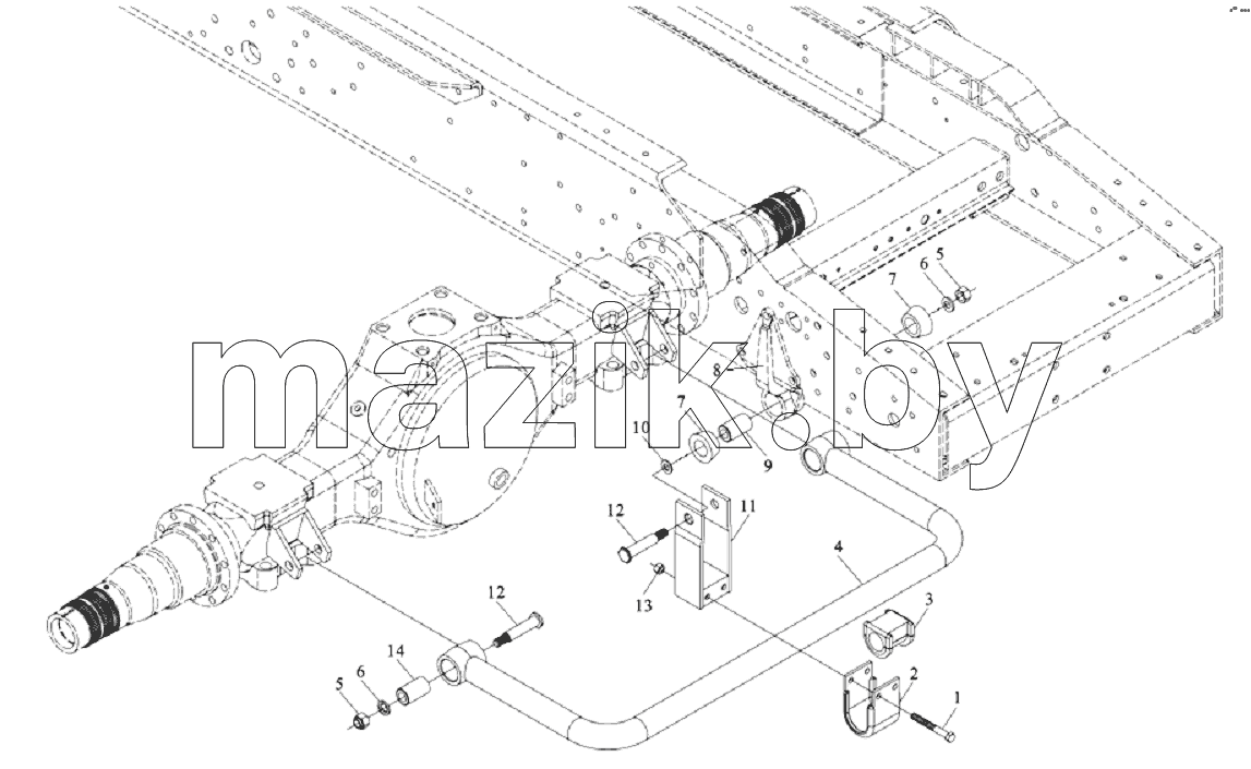 REAR STABILIZER ASSY