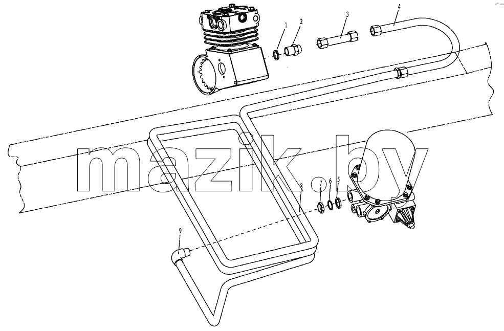 AIR COMPESSOR OUTER LINE