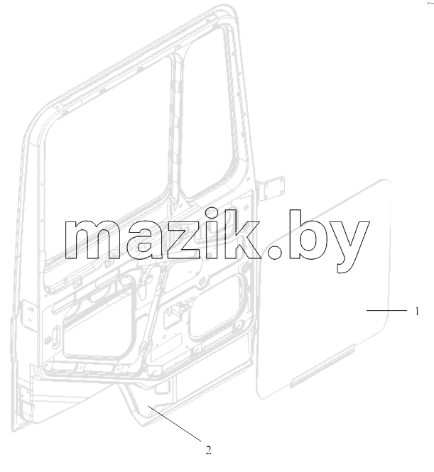 DOOR AND DOOR GLASS