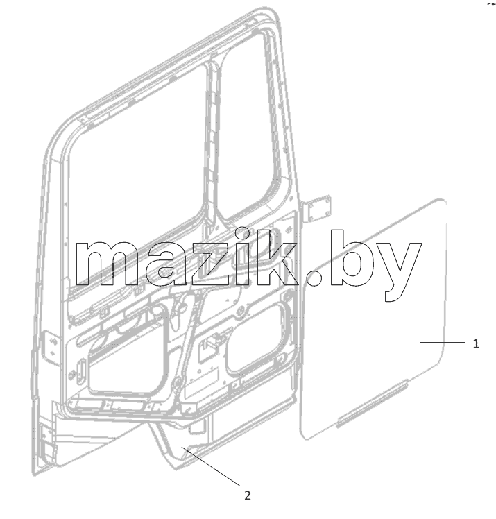 DOOR AND DOOR GLASS
