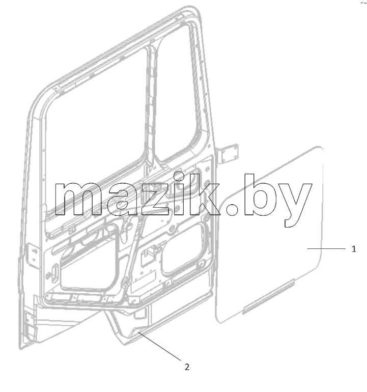DOOR AND DOOR GLASS