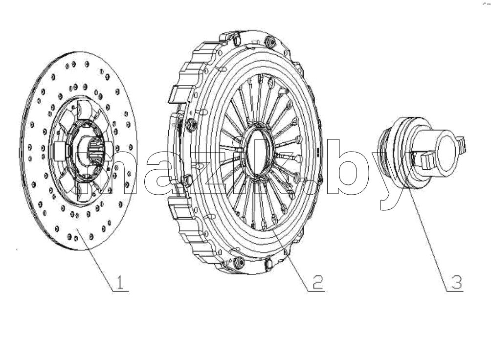 PULL DIAPHRAGM CLUTCH