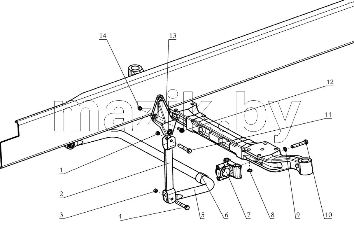 FRONT STABILIZER ASSY