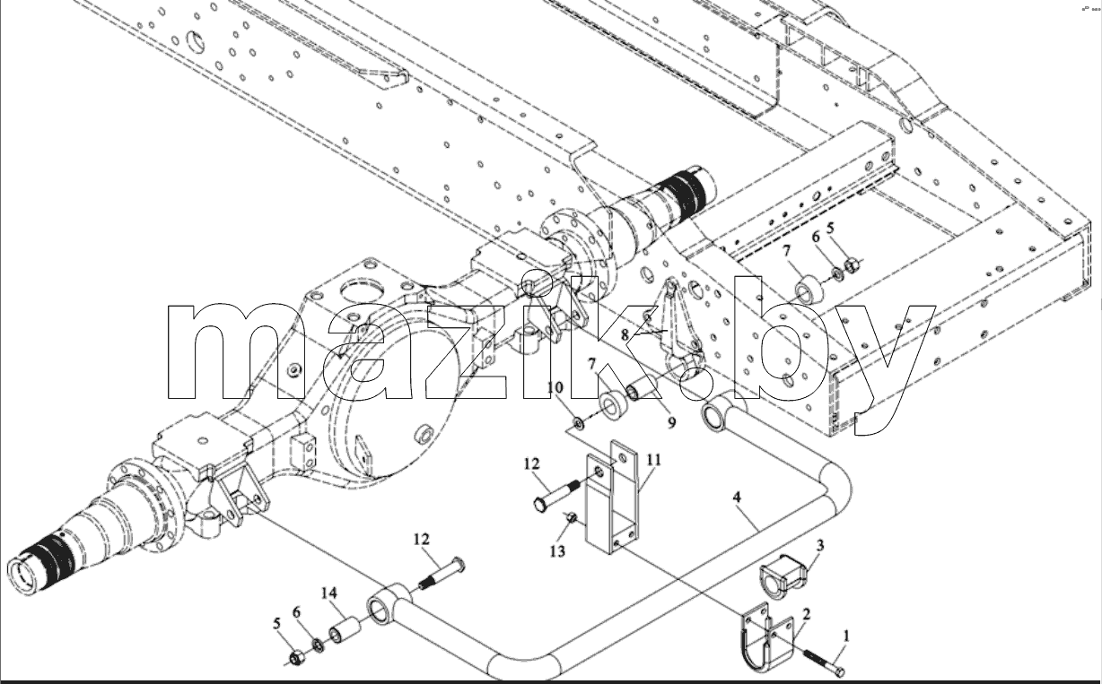 REAR STABILIZER ASSY