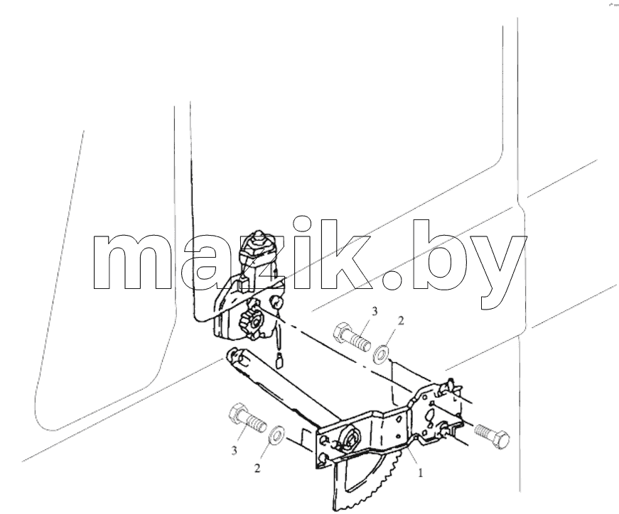 DOOR WINDOW LIFTER LEFT OPERATED