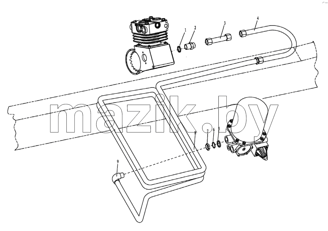 AIR COMPESSOR OUTER LINE